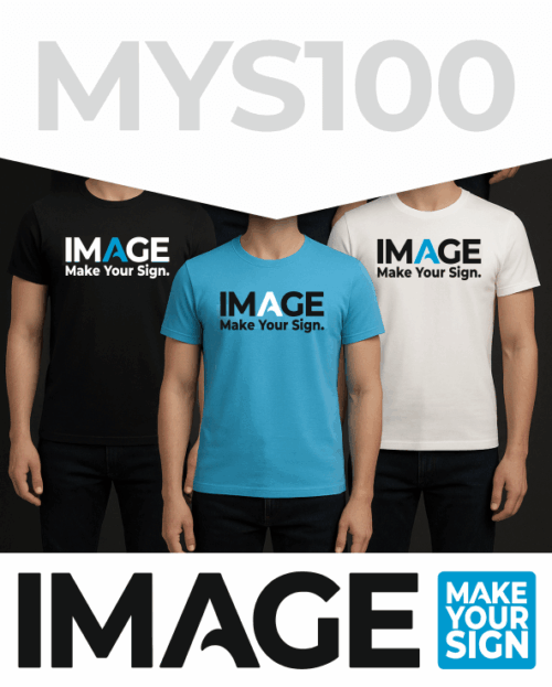 T-shirt girocollo Make Your Sign. - immagine 1